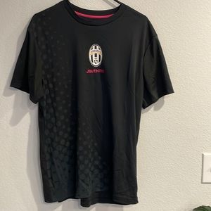 Juventus football Club Shirt Size XL Black & Pink 100% Polyester